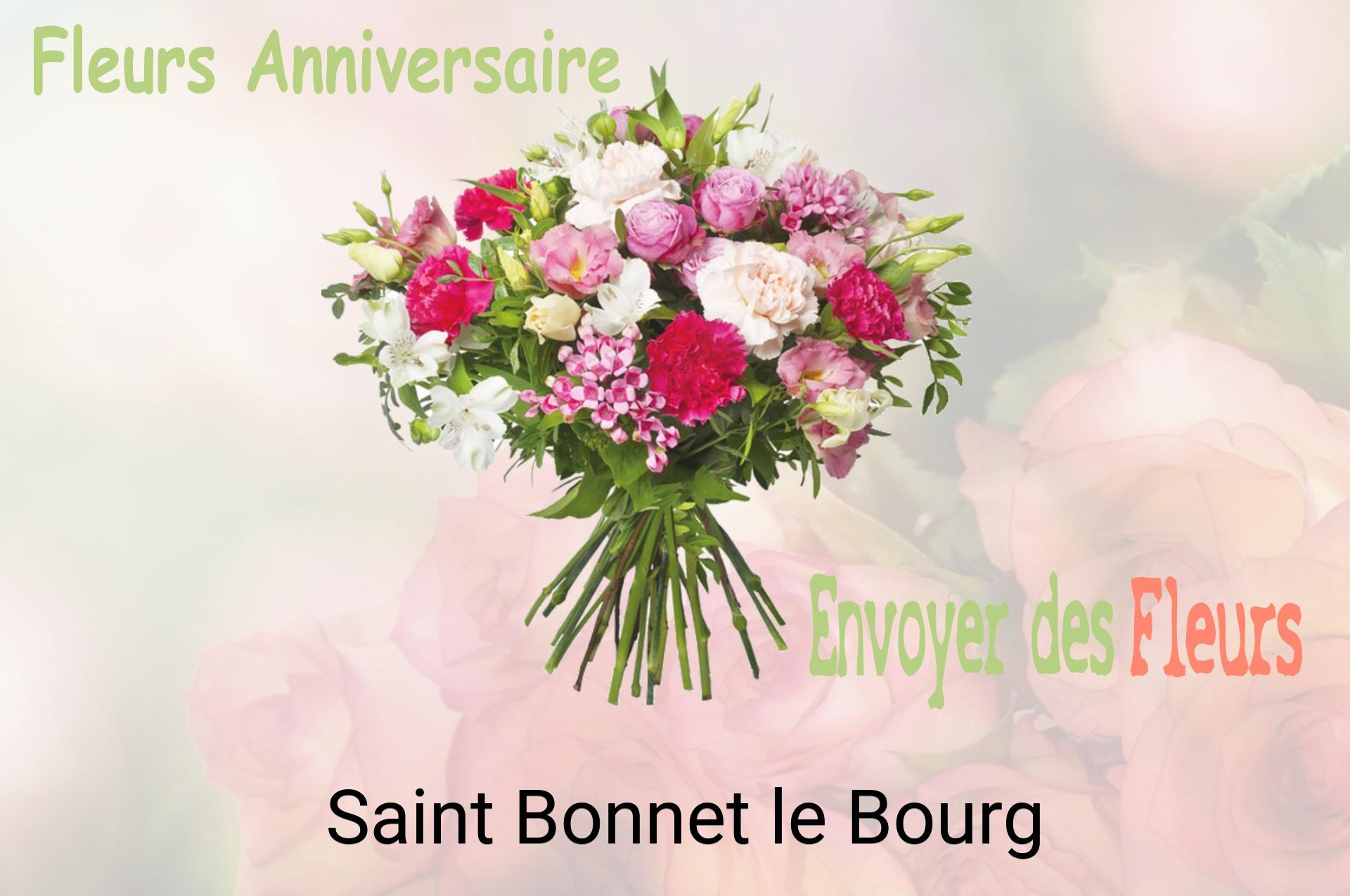 Bouquet de fleurs d’anniversaire livré à Saint-Bonnet-le-Bourg