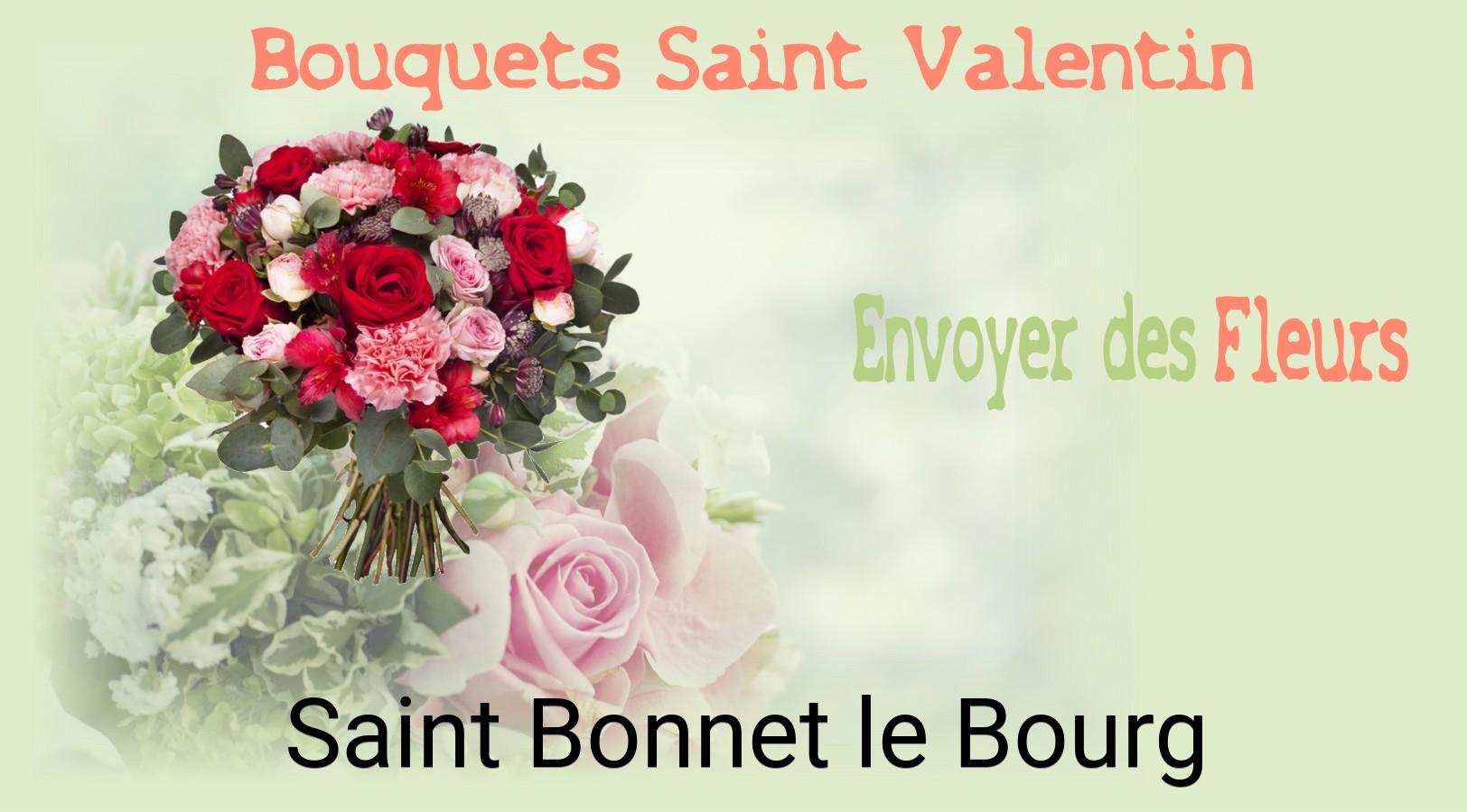 Roses de Saint-Valentin livrées à Saint-Bonnet-le-Bourg